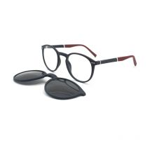KANDREA 2 In 1 Polarized Magnet Sunglasses Women Cat Eye Fashion Vintage Glasses Frame Brand Designer Magnetic Eyewear C8014