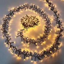 30 m 1500 LED Weihnachtsgirlande-Lichterkette für den Außenbereich, 8 Modi, Feuerwerkskörper, Lichterkette für Garten, Party, Hochzeit, Neujahrsdekoration