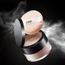 Polvere fissante idratante impeccabile, correttore forte per il controllo dell'olio con finitura nuda naturale per tutti i tipi di pelle Trucco viso in polvere fine