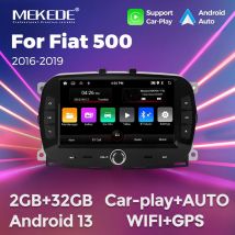 MEKEDE Android 13 WIFI Auto Radio Für FIAT 500 2016 2017 2018 2019 Carplay Stereo GPS Navigation DSP 7 zoll FM Multimedia Player