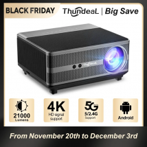 ThundeaL Full HD 1080P proyector TD98 WiFi LED 2K 4K Video película haz TD98W Android proyector PK DLP cine en casa proyector