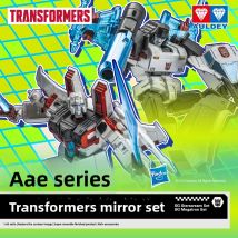 Auldey Double Diamond AAE Transformers G1 Classic Mirror Version Megatron & Starscream Optimus Prime Super Articulated Model Set
