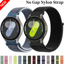 Cinturino ad anello in nylon No Gap per Samsung Galaxy Watch 7/FE/6/5/4 40mm 44mm cinturino sportivo cinturino Galaxy Watch 6-4 Classic Correa