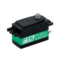PTK 9715 TG-D Hollow Cup Waterproof Servo Metal Short Body Servo Rock Climbing Bike Drifting Bike RC Helicopter Protocol SR SSR