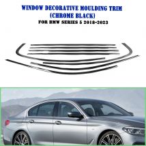 Für BMW 5er G30 2018–2023, kurze Achse, Außenfensterdekoration, Streifen, Zierdichtung, dekorative Abdeckung