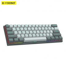 E-YOOSO Hz-61 RGB USB Mini 8K RT tastiera da gioco meccanica interruttore magnetico 61 tasti cablati per Computer PC Laptop cavo staccabile