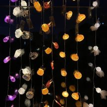 10Led Halloween LED Fee String Licht Kürbis Schädel Fledermaus Geist Festival Party Licht Süßes Oder Saures Halloween Dekoration Lieferungen