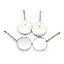 5/10Pcs Dental Stainless Steel Dental Mouth Mirror Anti Fog Front Surface Dentistry Mirrors High Quality Dentist Equipment