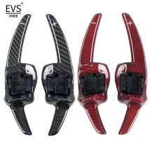 Lenkrad Carbon Fiber Paddle Shift kompatibel mit Golf 6 Tiguan MK5 MK6 Jetta GTI R20 R36 CC Scirocco Autozubehör