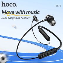 HOCO ES70 Auricolare wireless con archetto da collo Cuffie auricolari Bluetooth 5.3 Sport Corsa Musica Cuffie morbide sulla pelle con microfono