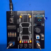 Zestaw do samodzielnego ćwiczenia lutowania Symulator jazdy samochodem Projekt elektroniczny dla uczniów Ćwiczenia spawania z częściami DIY