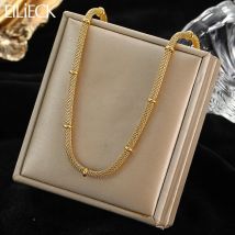 Eilieck 316l Edelstahl Halskette für Frauen stilvollen Schmuck hochwertige rostfreie Glieder kette Kragen Mädchen Geburtstags geschenke
