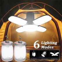 Außenbeleuchtung Tragbare LED Solar Camping Lichter USB Aufladbare Notfall Nachtmarkt Lichter Wasserdichte Faltbare Zelt Lampe
