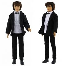 1set Western-Style Business Suit Clothes for Ken Boy Dolls Outfits Wedding Clothes for Barbie's Boyfriend Ken Male Dolls 1/6