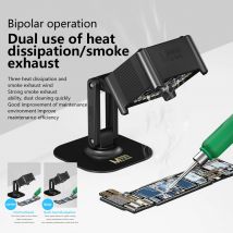 MaAnt M066 UV-härtender Ventilator-Schreibtischlampe, 3 W, 24 LED-Perlen mit eingebauter Batterie, Windgeschwindigkeitseinstellung mit drei Geschwindigkeiten, schnelle Wärmeableitung