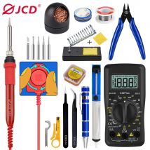 JCD saldatore Kit 60W 110V/220V manopola grande facile temperatura regolabile per cellulare BGA IC riparazione strumenti di saldatura ADJ908