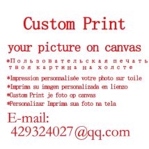 Custom Print Canvas Painting From Your Photo Poster Animal Figure Landscape Abstract Picture Parlor Home Decor Wall Art Painting