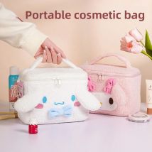 Hello kitty three-dimensional cosmetic bag cartoon character kuromi cute creative large capacity high-end portable storage bag