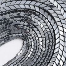 4 6 8mm Triangle Hematite Convex V Small Arrow Spacer Loose Beads For Jewelry Making DIY Bracelets Necklace Accessories Finding