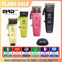 MRD Smart Brain HC-90-4 Hair Clipper Men's Professional Full Metal Lift Height Torque Digital Brushless Motor Cordless Trimmer
