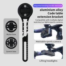 Integrierter Fahrrad-Tachometer, Kilometerzähler, Stoppuhr, GPS-Ständer, Rennrad-Lenker, Computer-Halterung für Garmin / Bryton