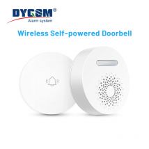 Intelligente kabellose Türklingel, selbstbetriebene Türklingel, integrierte 36 wählbare Klingeltöne, keine Batterie, 150 m Fernempfang