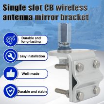 ABBREE Single Slot CB Wireless Antenne Spiegelhalterung Aluminium Korrosionsbeständig Geeignet für die Installation von Antennen im Freien