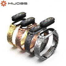 Armband für Mi Band 10 9 8 7 6 5 Metallarmband Xiaomi Mi Band 8 Armband NFC Global Mi Band 9 Armbänder Edelstahl