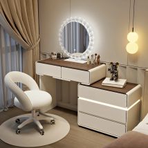Schlafzimmer Moderne Make-Up Schreibtisch Einfache Design Massivholz Lagerung Dressing Tisch Luxus Nordic Home Möbel Tocador Mueble FYDT