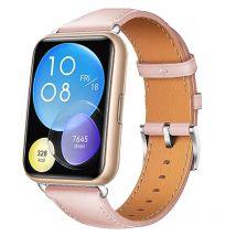 Skórzany pasek do zegarka Huawei Fit 2 wymiana paska do smartwatcha sportowa opaska na nadgarstek retro oryginalna bransoletka akcesoria Huawei Fit2