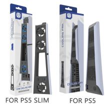 REMANK For PS5 and PS5 Slim Cooling System Cooling Fan For PS5 Slim and PS5 Cooling Fan Disc and Digital Console Cooling System