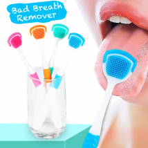 Vaclav 1Pc/4Pcs/8Pcs Raschietto per lingua in silicone per l'igiene orale, Raschietto per pulire la lingua per l'igiene orale, Spazzola per lingua Detriti alimentari Clea