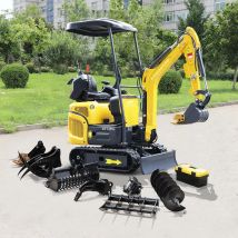 Europa XT12 Pro 1200kg Escavatore PANDWARD Agricoltura Idraulico Crawler Digge Kubota EPA Motore 1.2 Ton Mini Escavatore Personalizza