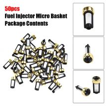 50 pz Iniettore di Carburante Micro Cestello Filtro Universale Misura Per ASNU03C Iniettore Strumenti di Riparazione 6*3*12mm Parti di Ricambio Auto