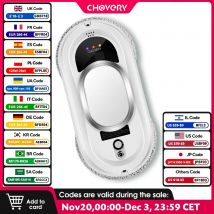 CHOVERY Robot aspirapolvere robot per la pulizia delle finestre lavavetri elettrico vetro limpiacristales telecomando