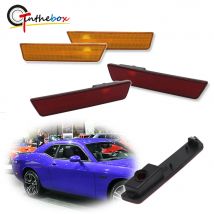 Gtinthebox Auto vorne/hinten Kotflügel Seiten markierung leuchte Gehäuse für Dodge Challenger 2013-2017 Blinker Licht keine Glühbirne/Steckdose