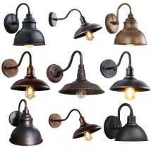 Waterproof  Wall Light E27 Industrial Outdoo Wall Lamp For Garden Courtyard Porch Balcony Retro Wall Sconce Iron Design Fixtures