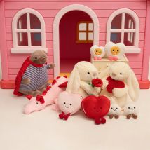 Valentine Day Series New Products Hot Selling Doll Romantic Love Timmy Turtle Macaron Rabbit Series Accompanying You Every Day