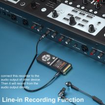 Professional AI Voice Recorder 9126KBPS Hi-Res Audio for Interview Meeting Lecture Evidence Collection Noise Reduction Recorder