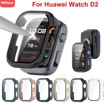 Tempered Glass+PC Case for Huawei Watch D2 Screen Protector Anti-scratch Bumper Protective Cover for Huawei Watch D2 Accessories