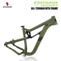 SPEEDONE Bicycle Soft Tail Frame 26/27.5/29inch Multi-Link Full Suspension Aluminum Alloy MTB Frames 148x12mm Boost Bicycle Part