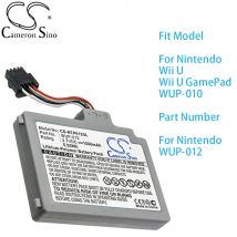 Batteria per console di gioco Cameron Sino per Nintendo Wii U Wii U GamePad WUP-010 WUP-012 1500mAh