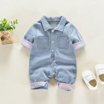 IENENS Neugeborene Kleidung Overalls Baby Baumwolle Strampler Kurze Ärmel Einteiler 0-18 Monate Weiche Anzüge Kleinkind Kleidung Sets