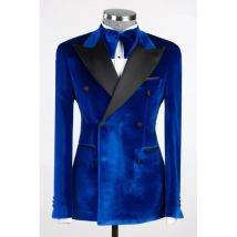 Abiti da uomo personalizzati Blazer Moda Doppio petto Picco risvolto Slim Fit Abbigliamento maschile Giacca di lusso in 2 pezzi Pantaloni Costume 2025