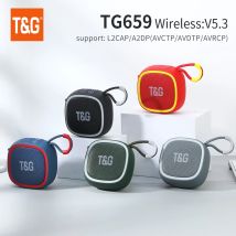 TG659 Mini altoparlante Bluetooth potente senza fili TWS Bluetooth 5.3 Sound Box Altoparlante HIFI Supporto TF Card Radio