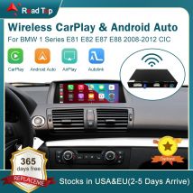 CarPlay wireless per BMW Serie 1 E81 E82 E87 E88 CIC 2008-2012, con Android Auto Mirror Link AirPlay CarPlay Funzione Autoink