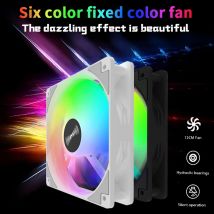 Ventole RGB di raffreddamento per PC 120x120x25mm 12V per raffreddamento ad aria del case del computer