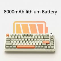 AJAZZ AK820MAX teclado inalámbrico de tres modos con eje de pez volador diseño 75% instalación de