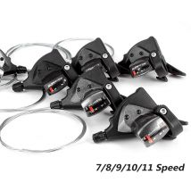 Deragliatore per bicicletta Leva del cambio anteriore posteriore 7/8/9/10/11 velocità MTB Mountain Bike Shifter Bicicletta Cambio Parti di biciclette microNUOVO