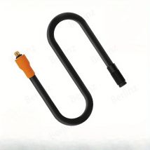 Tubo di gonfiaggio con estensione filettatura M6, valvola standard per pneumatici con denti fini, adatto per pompa dell'aria integrata con filettatura M6